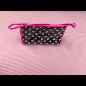 Kate spade Makeup bag in black and pink.